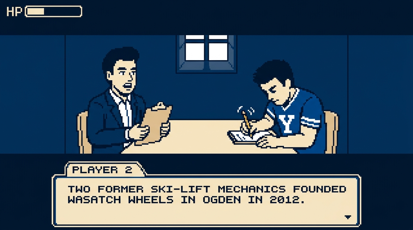 Cutscene: Player 2 reads the prompt while Cosmo writes, dialogue box below